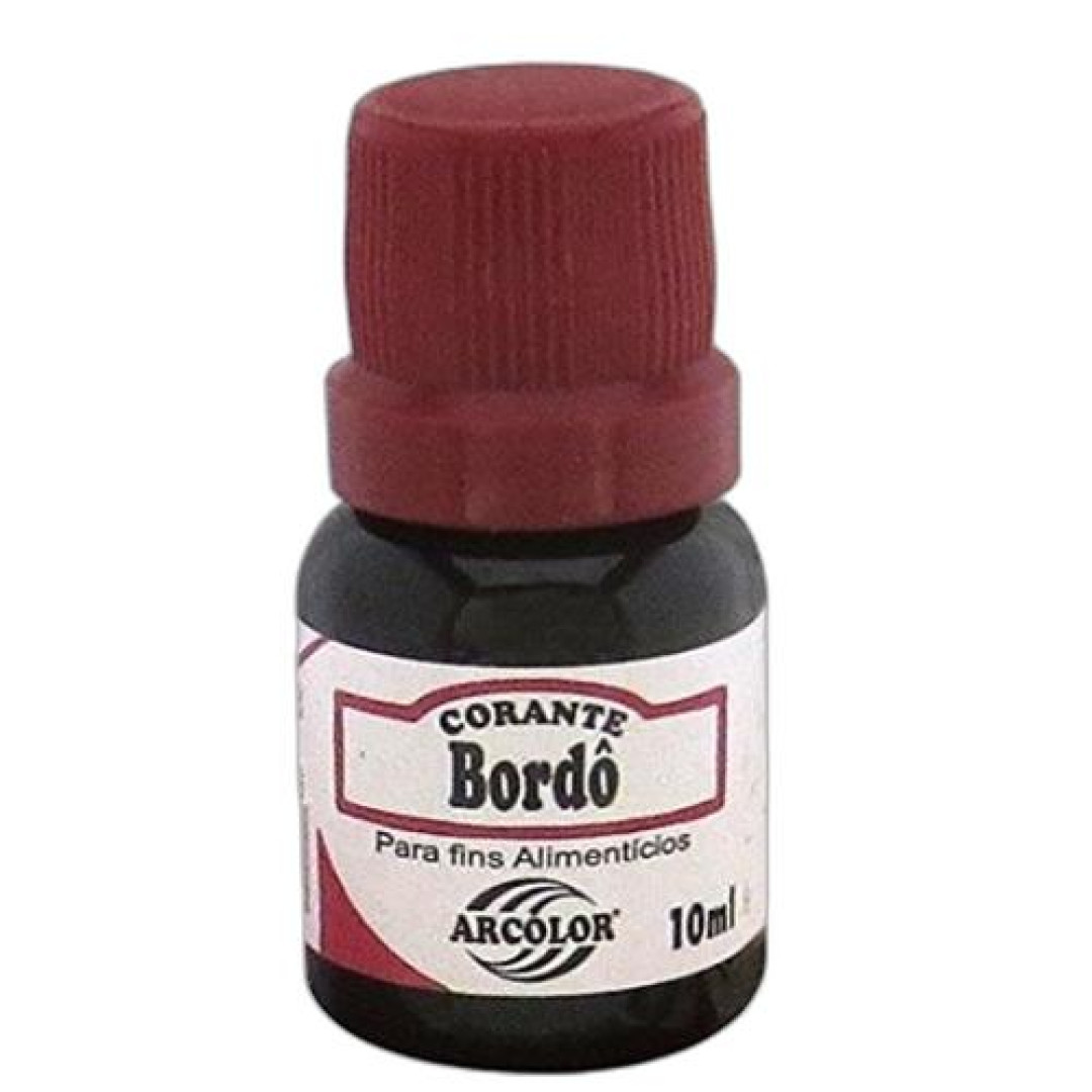 Detalhes do produto X Corante 10Ml Fc Arcolor Vermelho Bordo