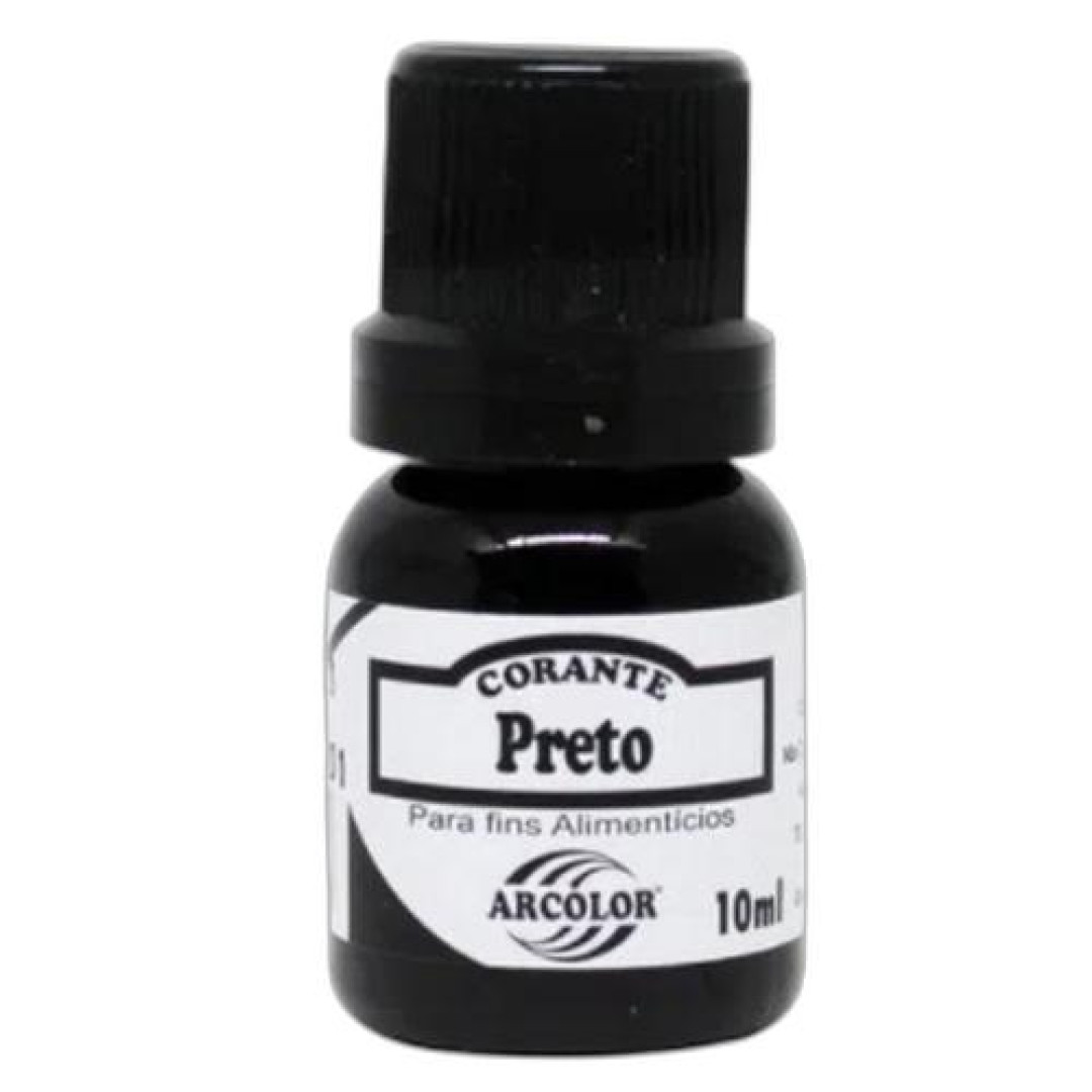 Detalhes do produto X Corante 10Ml Fc Arcolor Preto