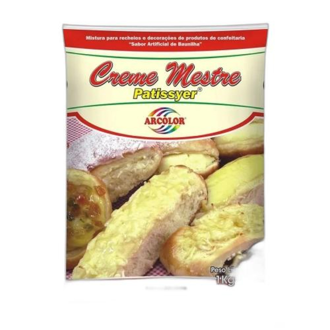 Detalhes do produto X Creme Mestre Patissyer 1Kg Arcolor Baunilha