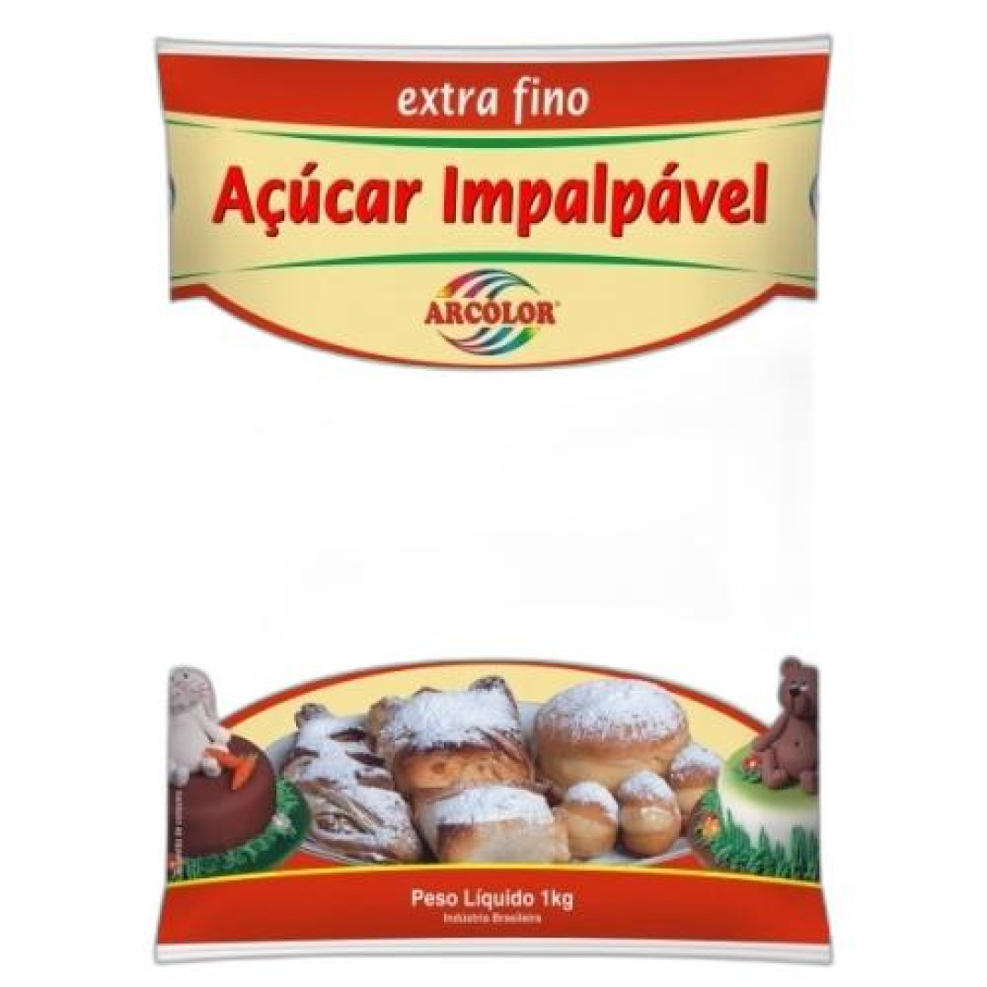 Detalhes do produto Acucar Impalpavel Extra Fino 1Kg Arcolor .