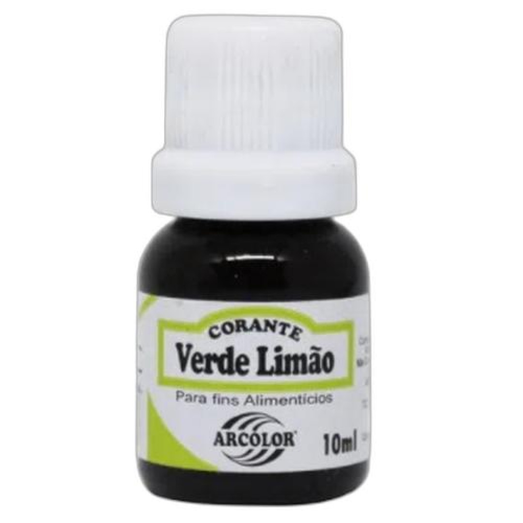 Detalhes do produto X Corante 10Ml Fc Arcolor Verde Limao