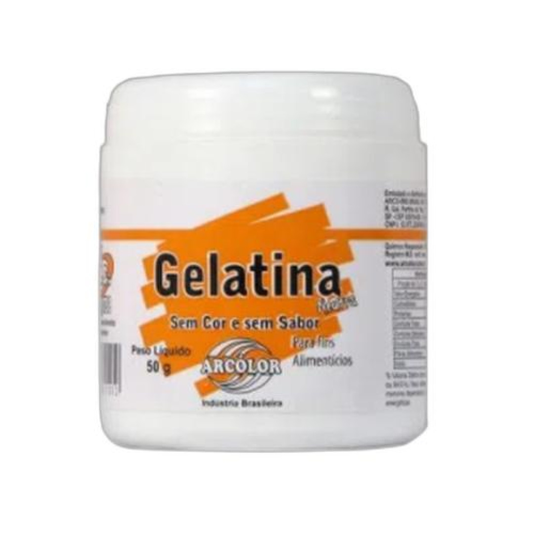 Detalhes do produto X Gelatina Neutra 50Gr Arcolor .