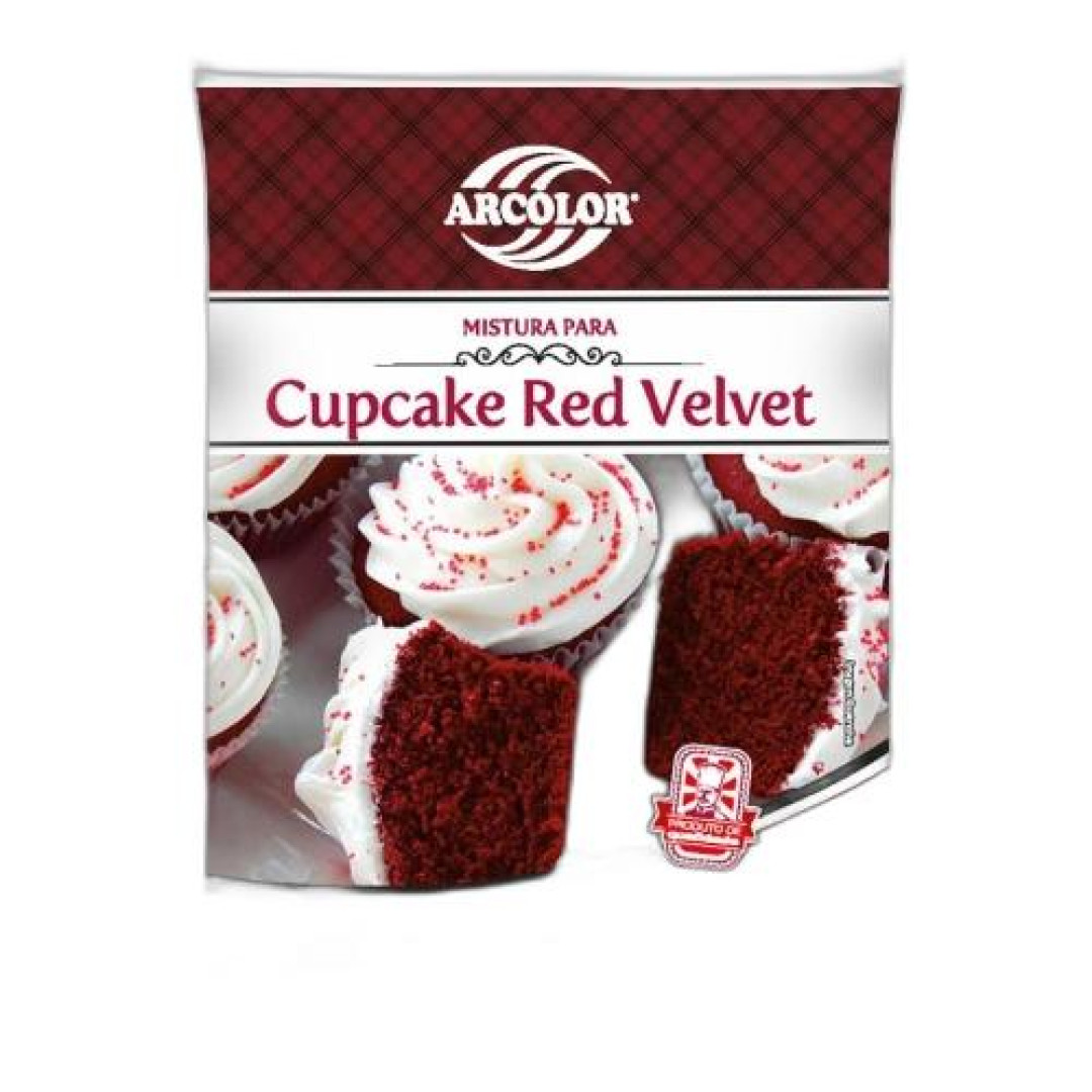 Detalhes do produto X Mistura Cupcake Red Velvet 1Kg Arcolor Baunilha