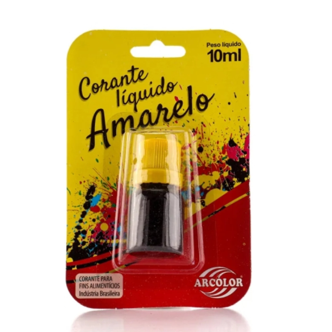 Detalhes do produto X Corante Liquido Ct 10Ml Arcolor Amarelo