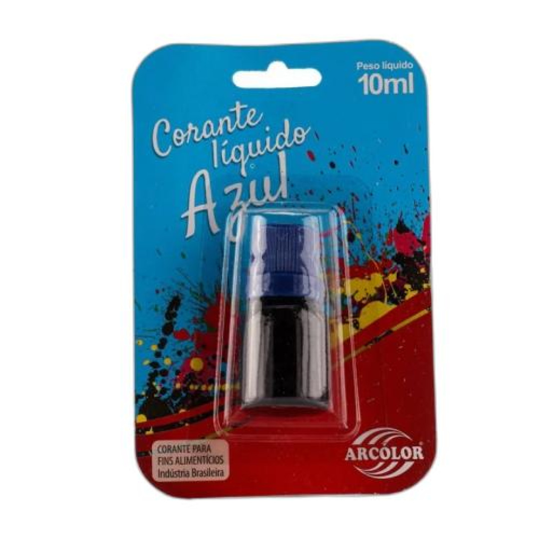 Detalhes do produto X Corante Liquido Ct 10Ml Arcolor Azul