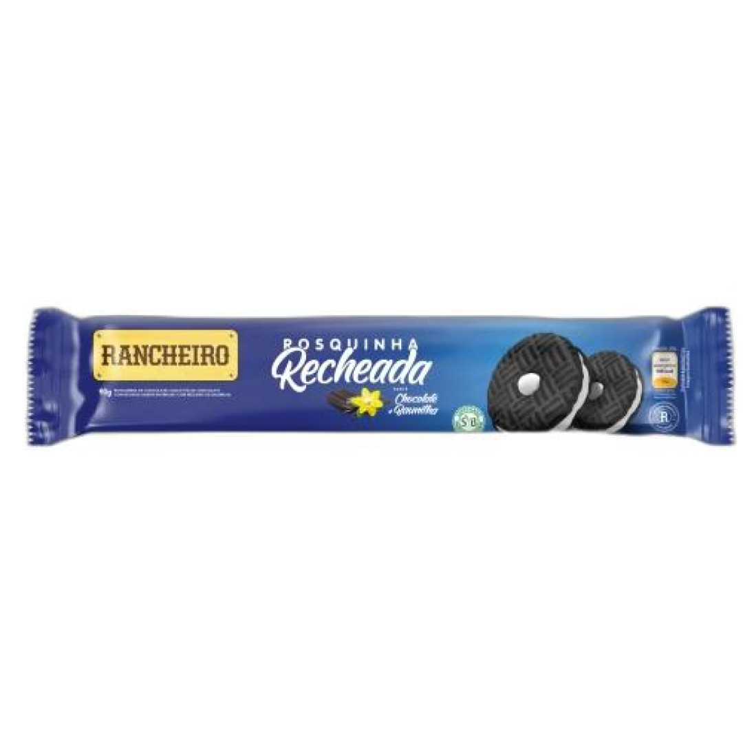 Detalhes do produto Bisc Rech Rosquinha 90Gr Rancheiro Baunilha