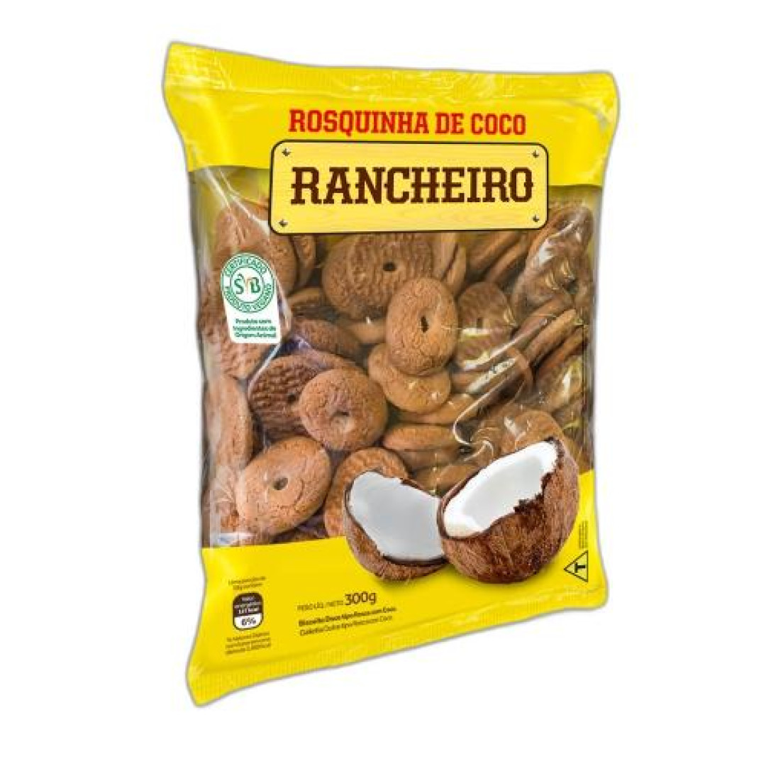 Detalhes do produto Bisc Rosca 300Gr Rancheiro Coco