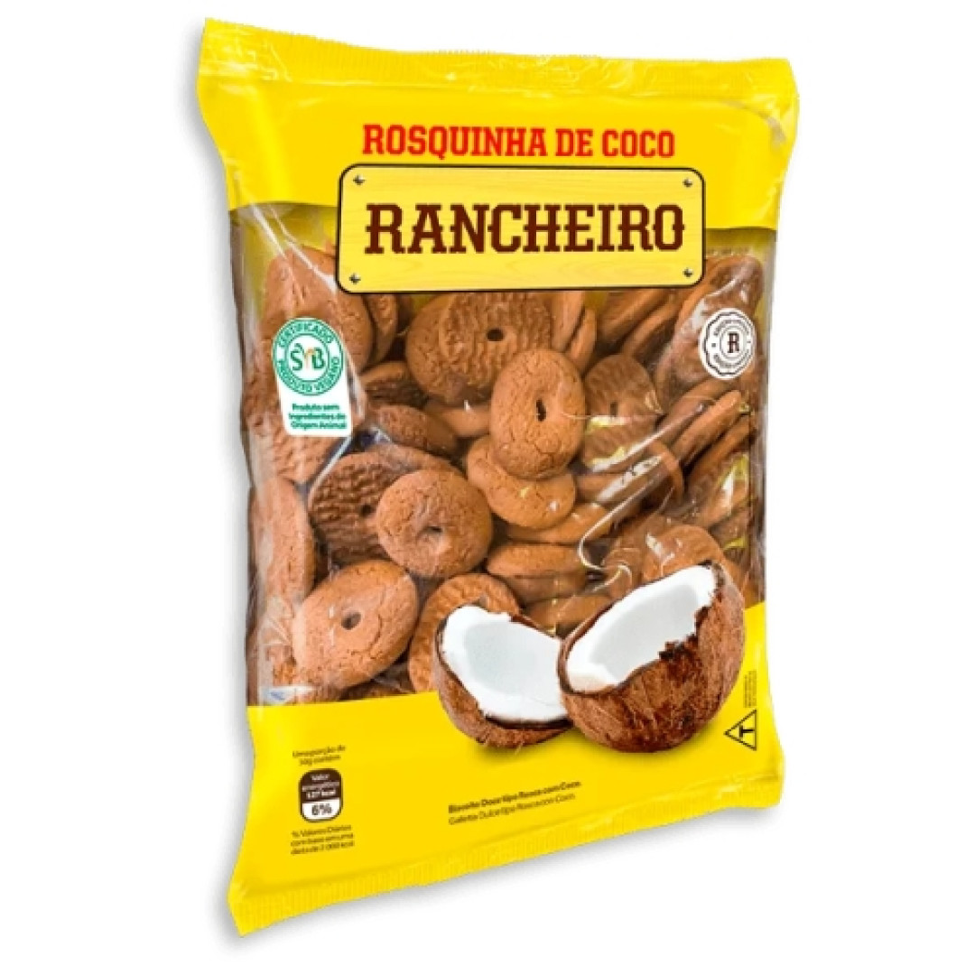 Detalhes do produto Bisc Rosca 500Gr Rancheiro Coco