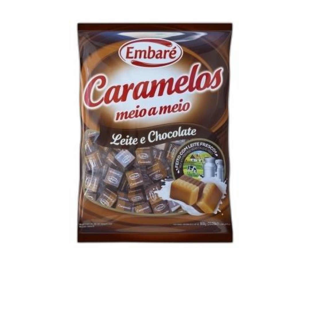 Detalhes do produto Bala Mast Car Meio.meio 660G Embare Choc.leite