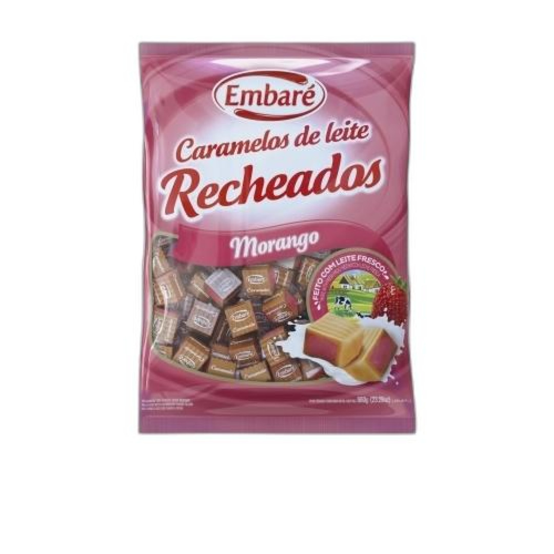 Detalhes do produto Bala Mast Car Recheados 660Gr Embare Leite.morango