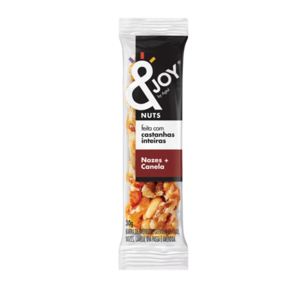 Detalhes do produto Barra Grao Joy Mixed Nuts 30Gr Agtal Nozes.canela