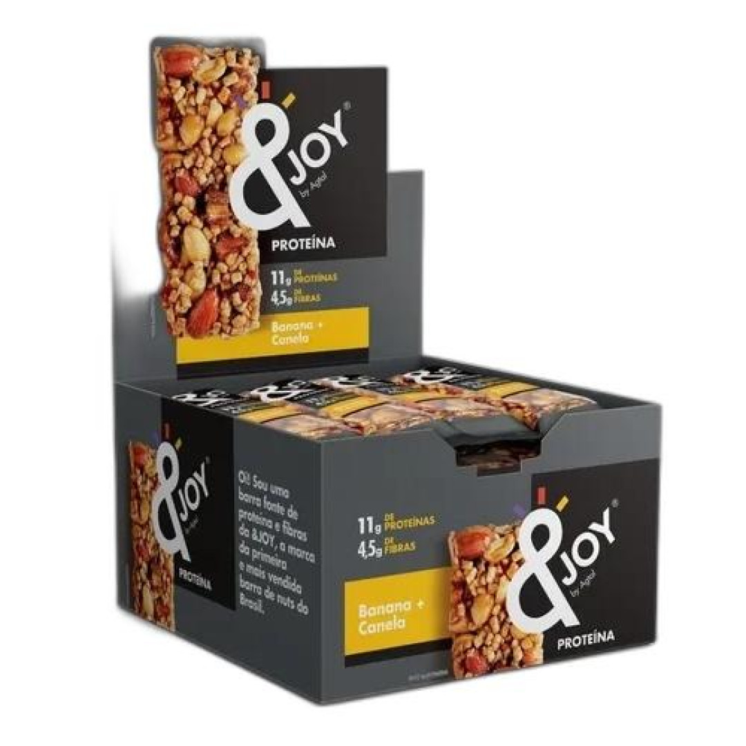 Detalhes do produto Barra Grao Joy Protein Nuts 35Gr Agtal Banana.canela
