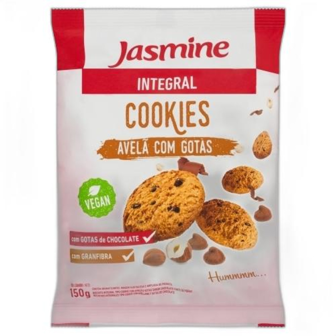 Detalhes do produto Bisc Cookies Integral 120Gr Jasmine  Avela.chocolate