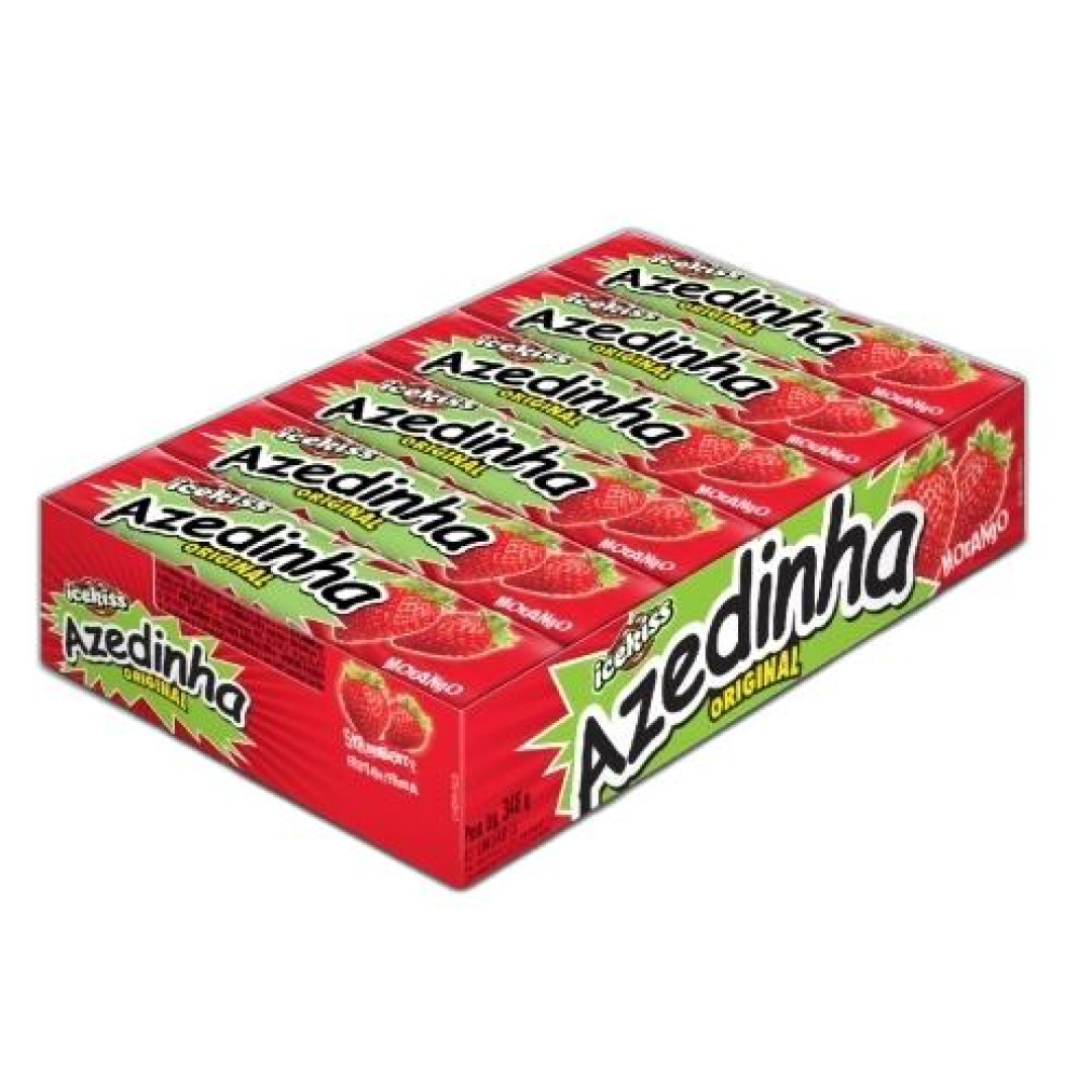 Detalhes do produto Drops Icekiss Azedinha Dp 12X29Gr Cory Morango