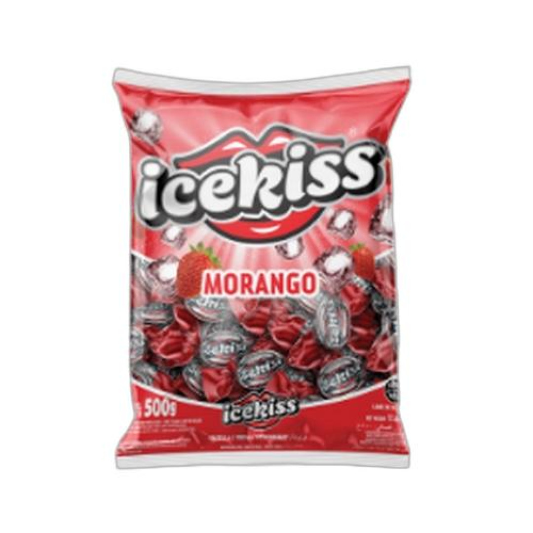 Detalhes do produto Bala Dura Icekiss 500Gr Cory Morango