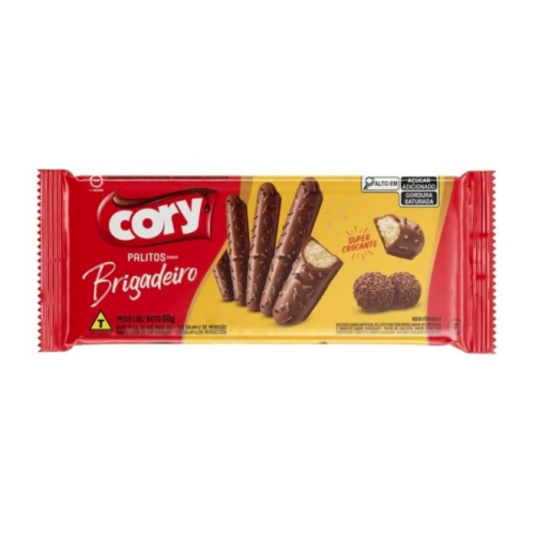 Detalhes do produto Palito Coberto 68Gr Cory Brigadeiro