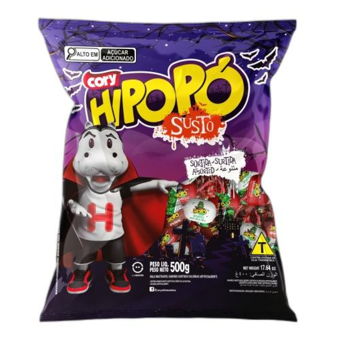 Detalhes do produto Bala Mast Hipopo Susto 500Gr Cory Sortido