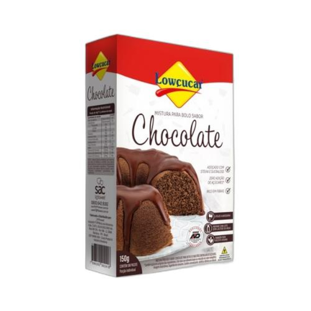 Detalhes do produto Mistura Bolo Zero 150Gr Lowcucar Chocolate