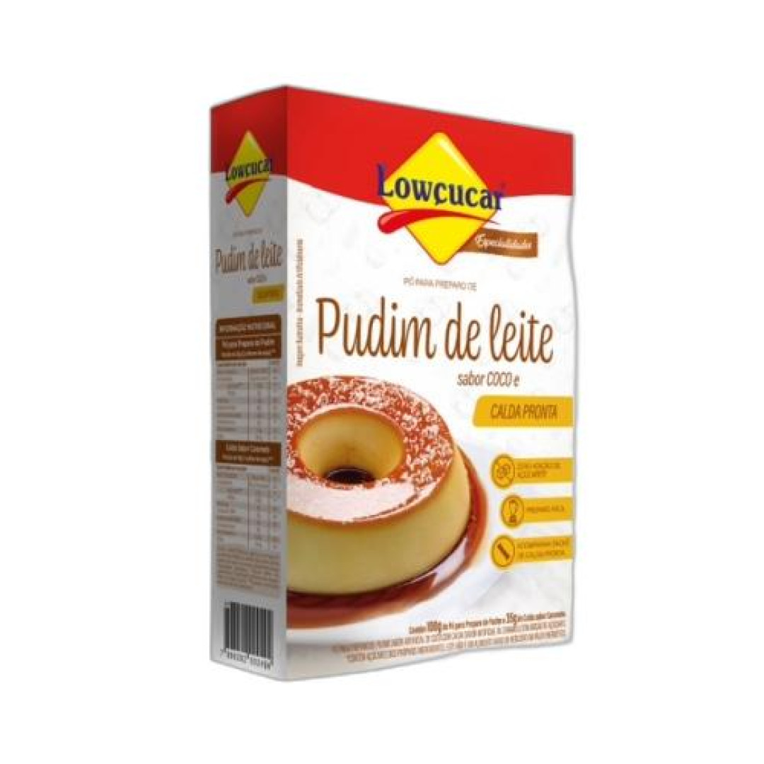 Detalhes do produto Pudim Zero Po C/ Calda 135Gr Lowcucar Coco