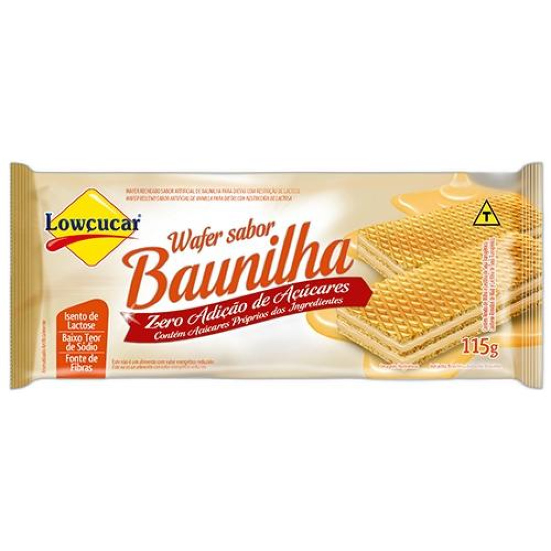 Detalhes do produto Bisc Wafer Zero 115Gr Lowcucar Baunilha