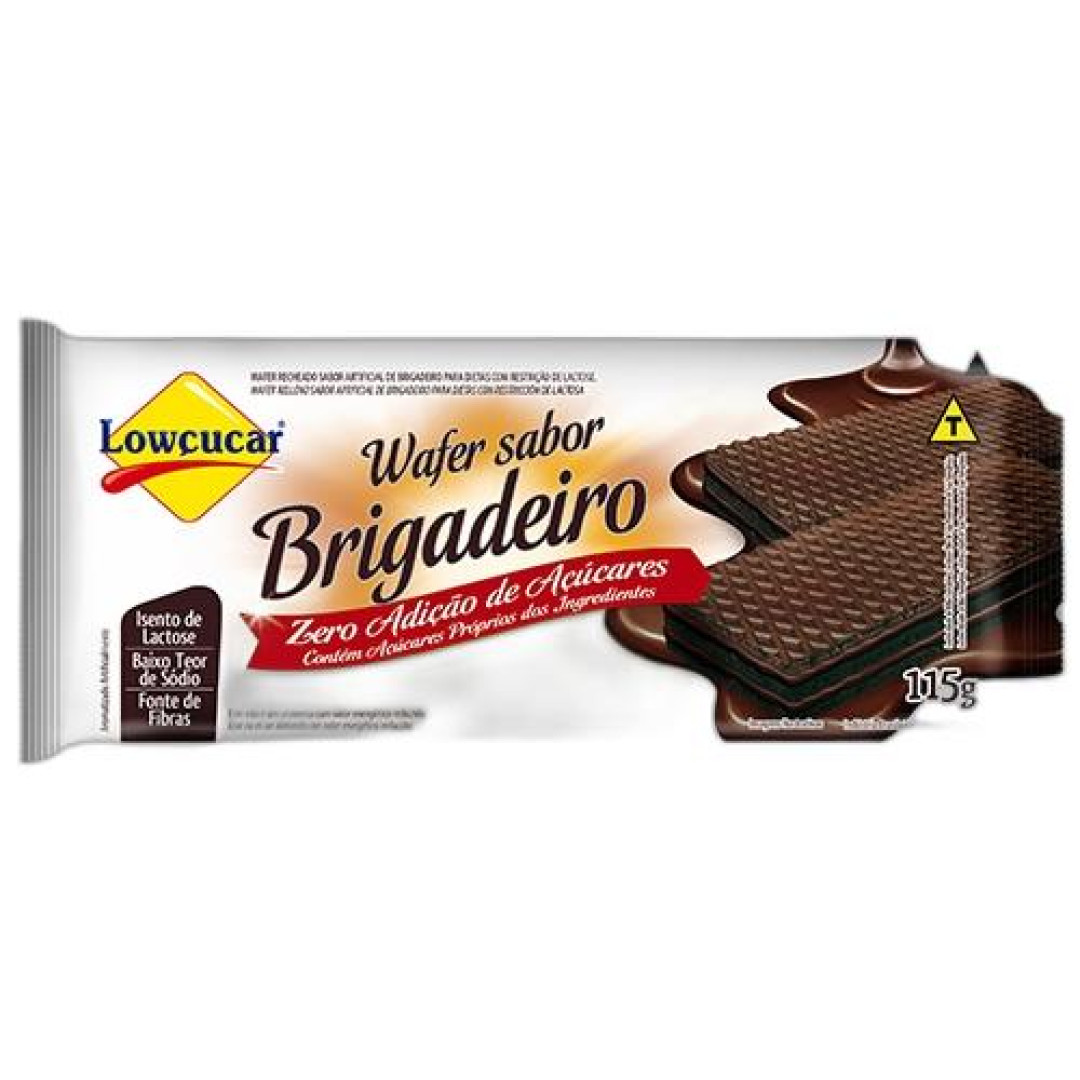 Detalhes do produto Bisc Wafer Zero 115Gr Lowcucar Brigadeiro