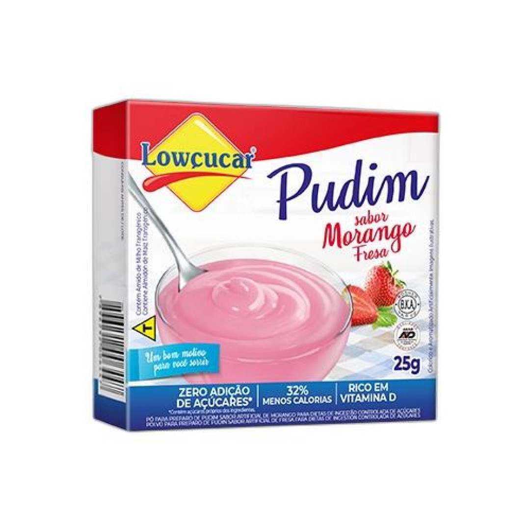 Detalhes do produto Pudim Zero Dp 25Gr Lowcucar Morango