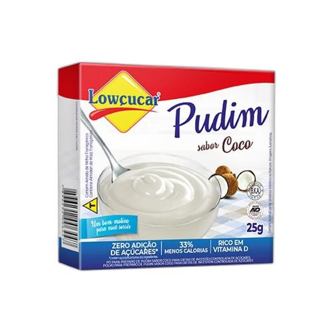 Detalhes do produto Pudim Zero Dp 25Gr Lowcucar Coco