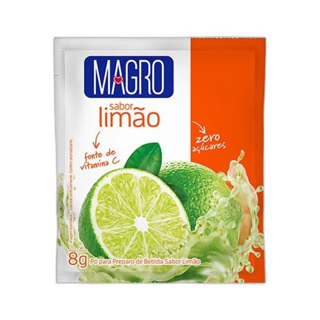 Detalhes do produto Refrc Po Magro Zero 8Gr Lowcucar Limao