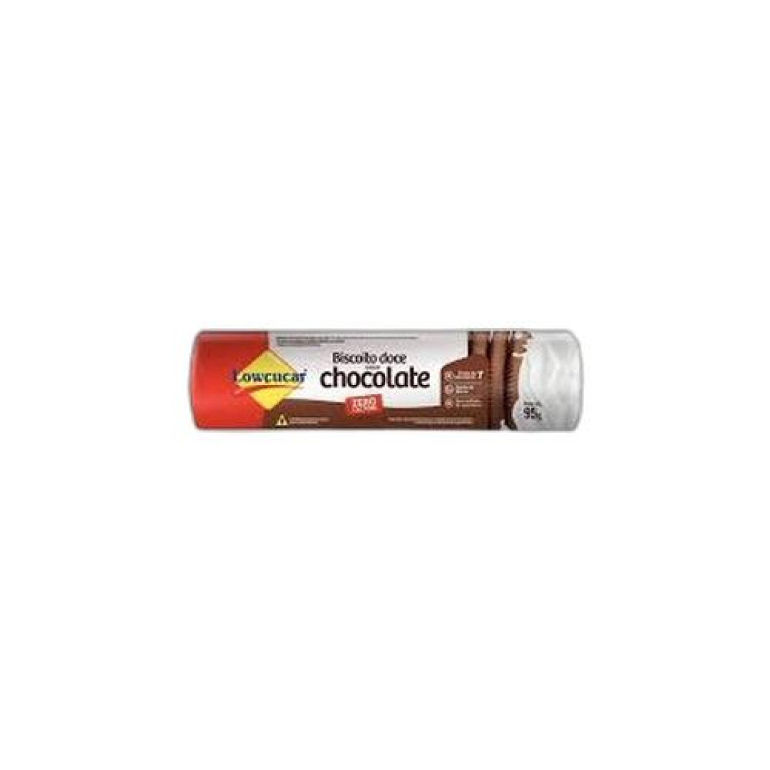 Detalhes do produto Bisc  Zero Acucar 95Gr Lowcucar Chocolate