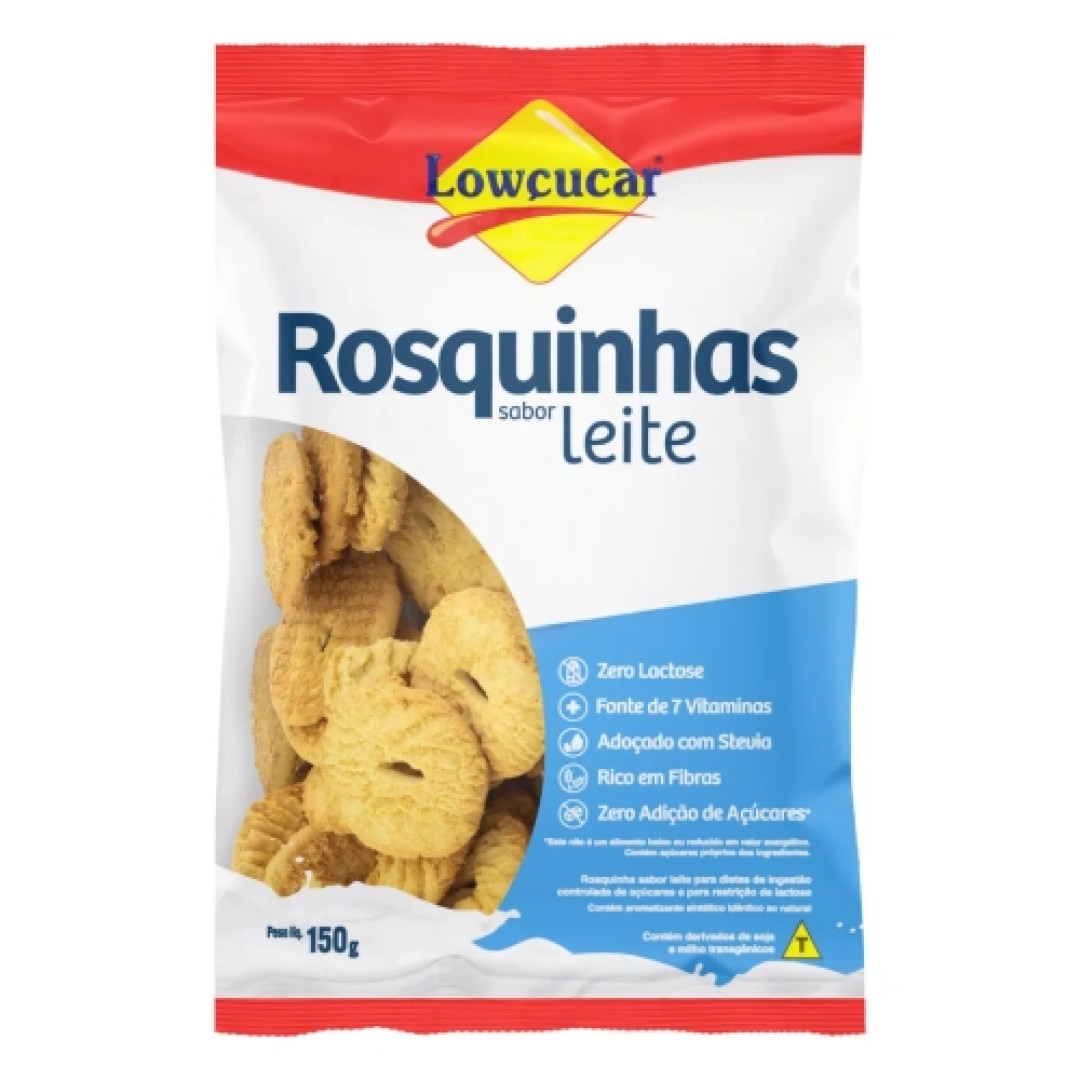 Detalhes do produto Bisc Rosca  Zero Acucar 150Gr Lowcucar Leite