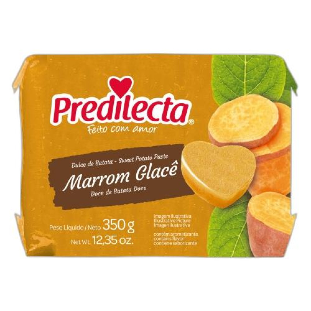 Detalhes do produto Doce Batata Marrom Glace 350Gr Predilect .