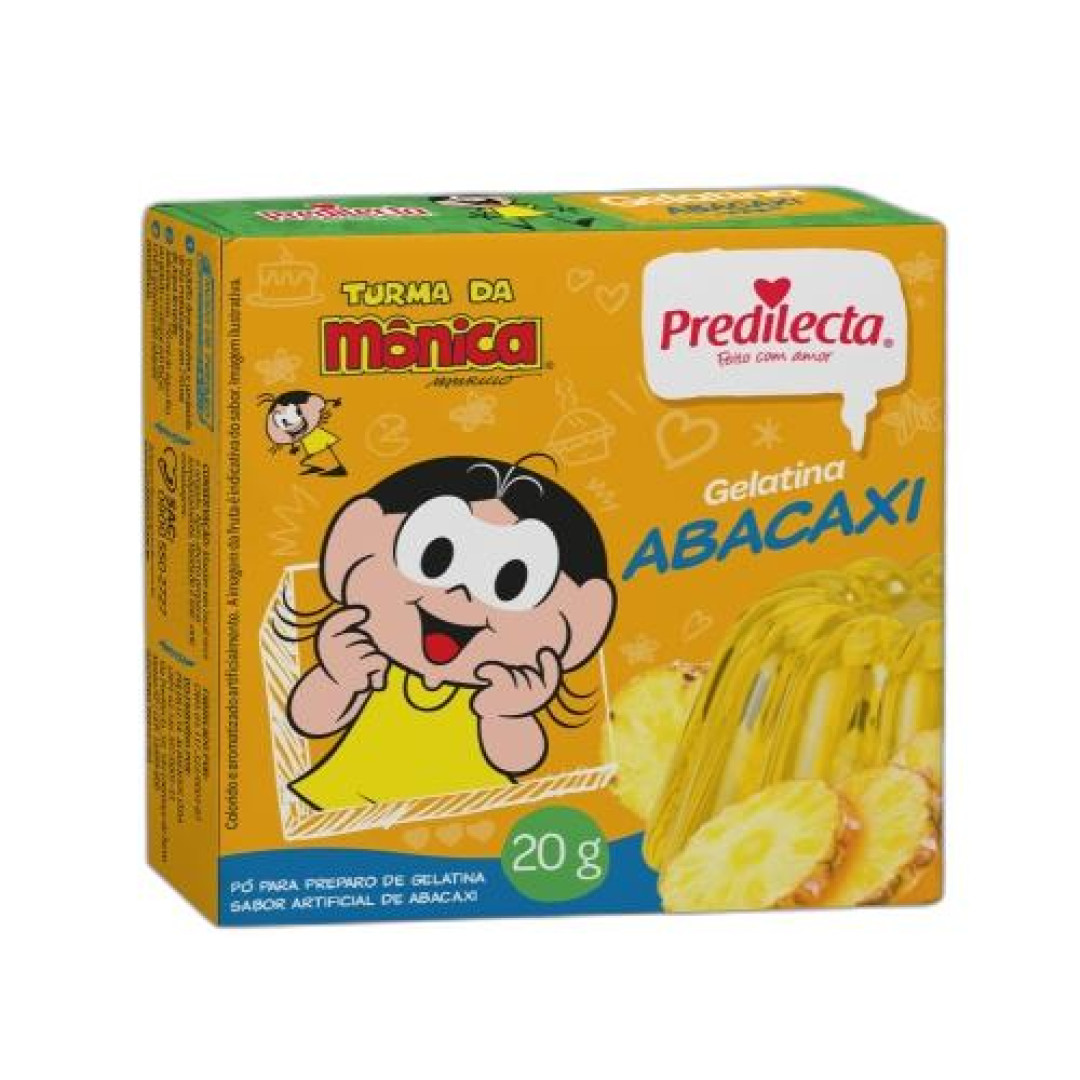 Detalhes do produto Gelatina Po 20Gr Predilecta Abacaxi