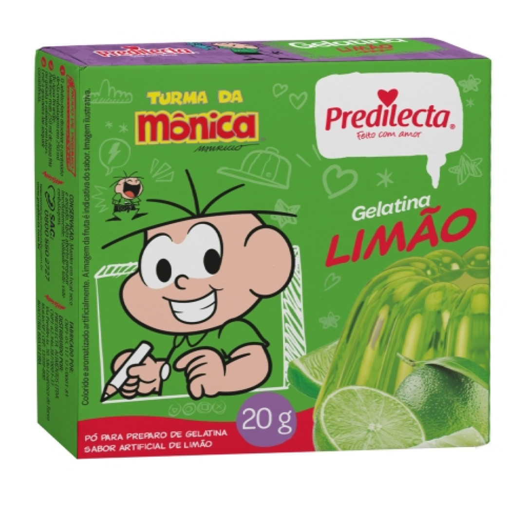 Detalhes do produto Gelatina Po 20Gr Predilecta Limao