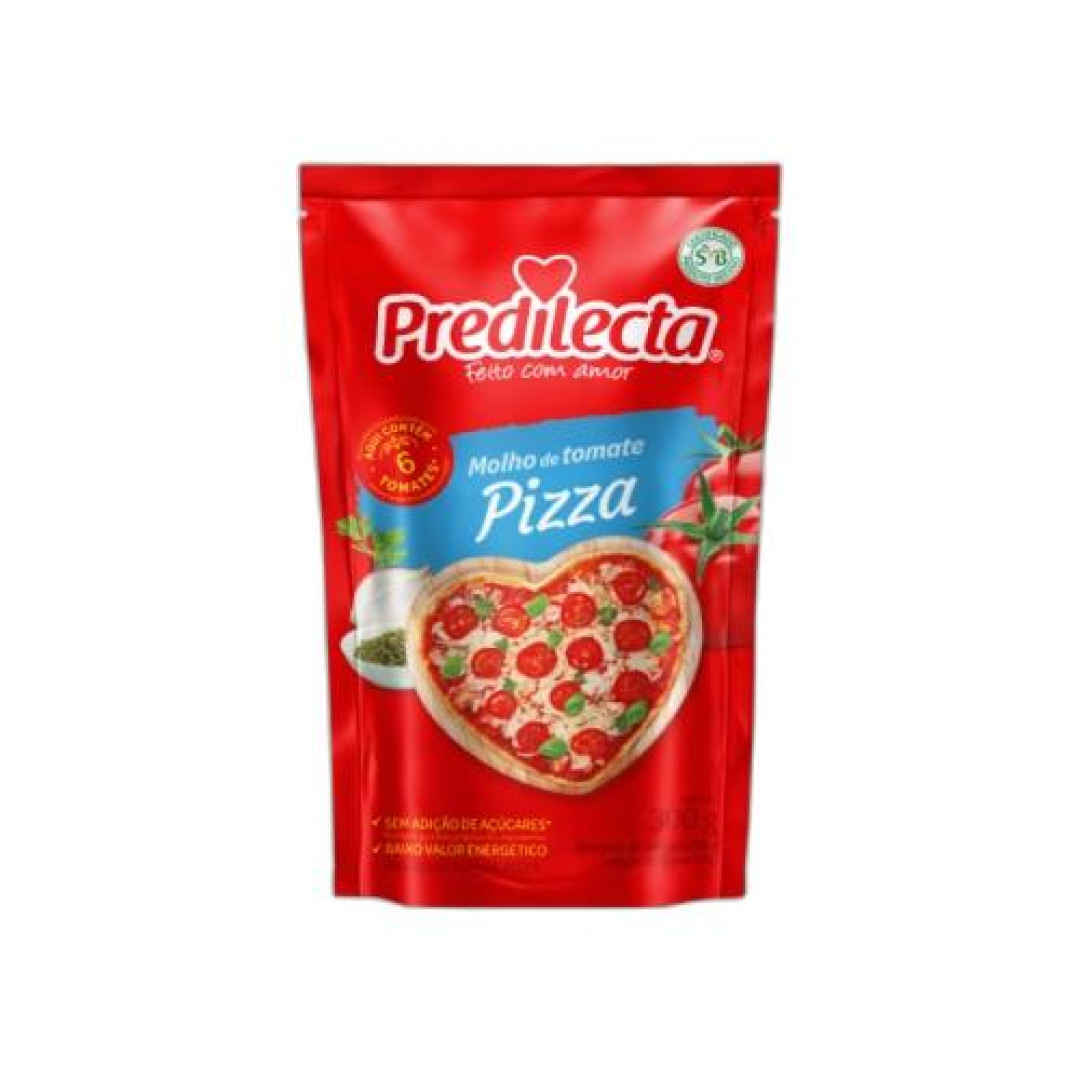 Detalhes do produto Molho Tomate 300Gr Predilecta Pizza