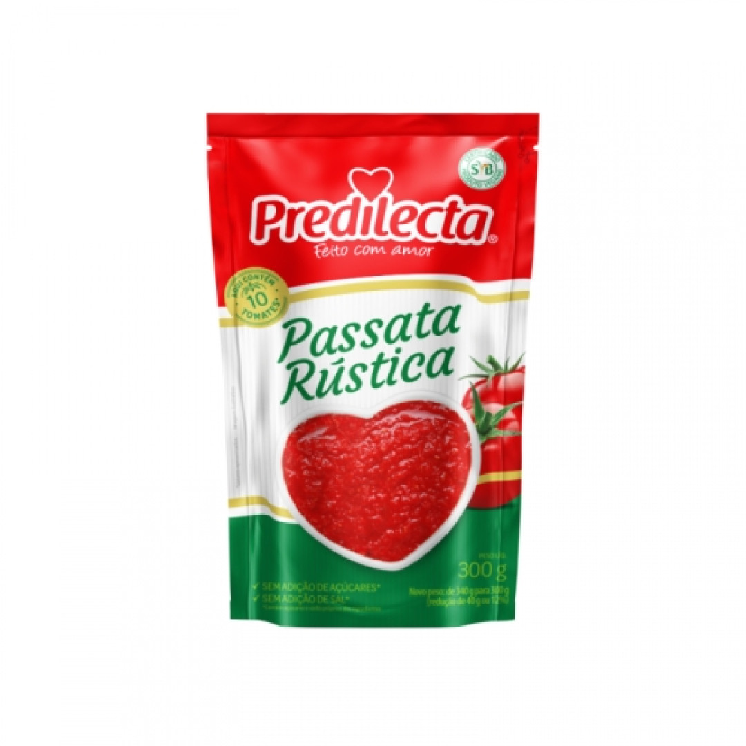 Detalhes do produto Passata Rustica 300Gr Predilecta .