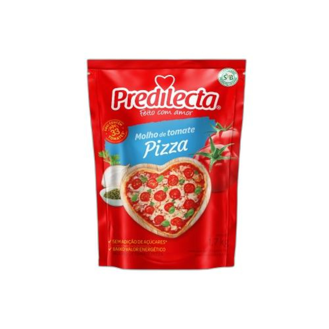 Detalhes do produto Molho Tomate 1,7Kg Predilecta Pizza