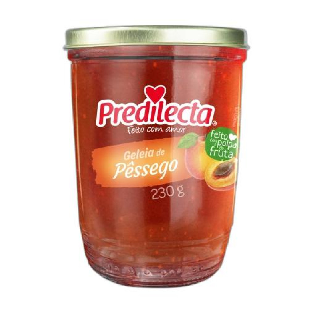 Detalhes do produto Geleia 230Gr Predilecta Pessego