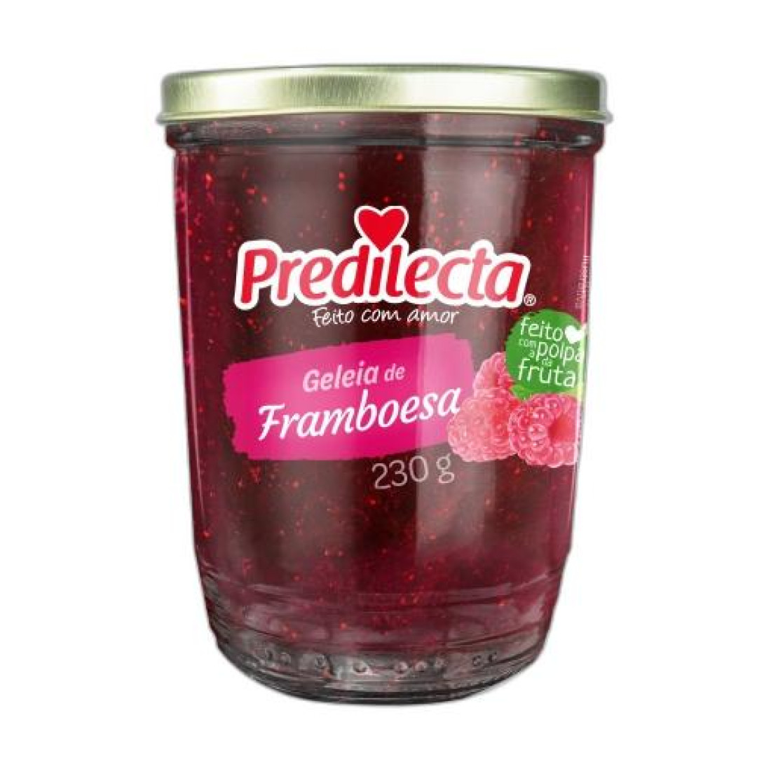 Detalhes do produto Geleia 230Gr Predilecta Framboesa