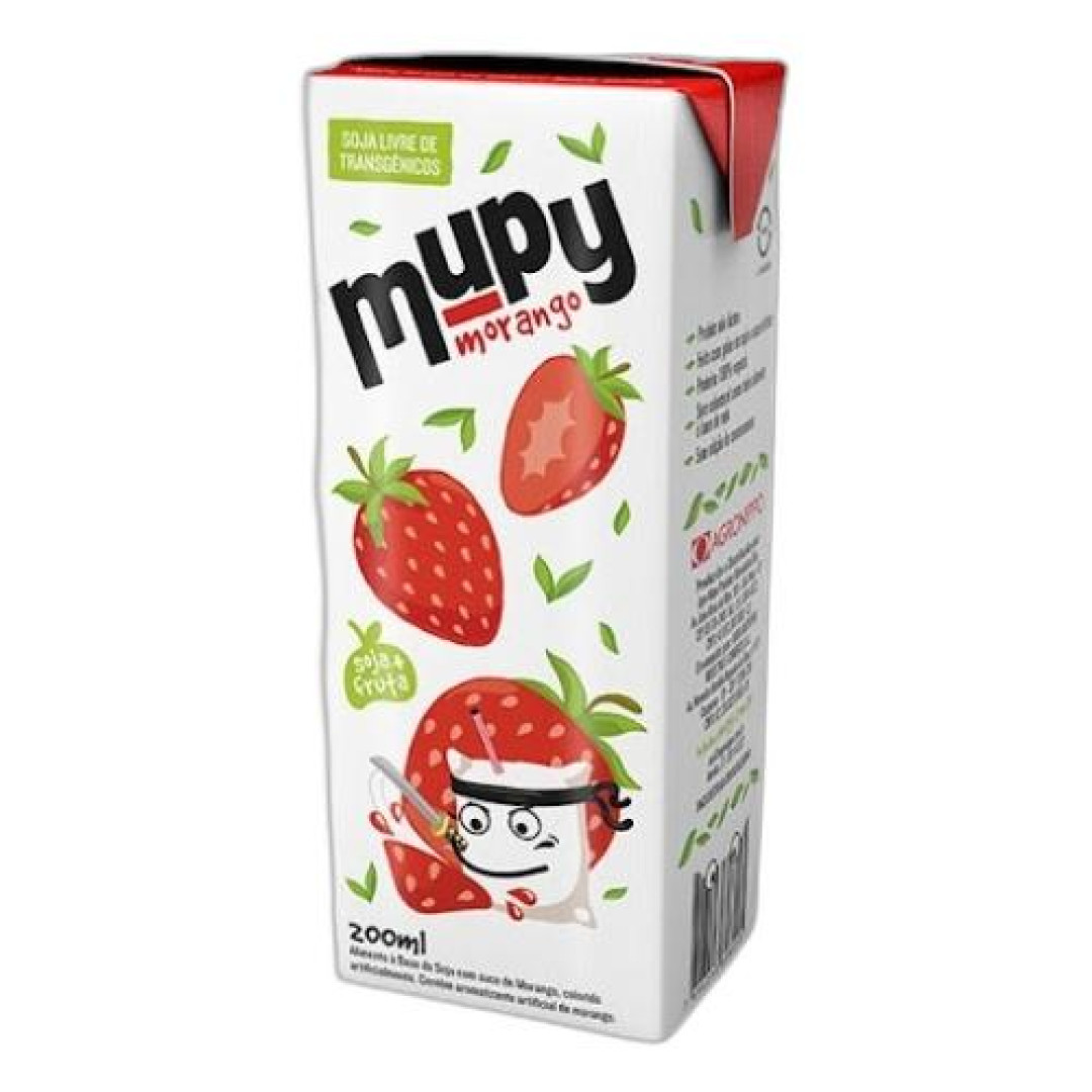 Detalhes do produto Suco Soja Longa Vida 200Ml Mupy Morango