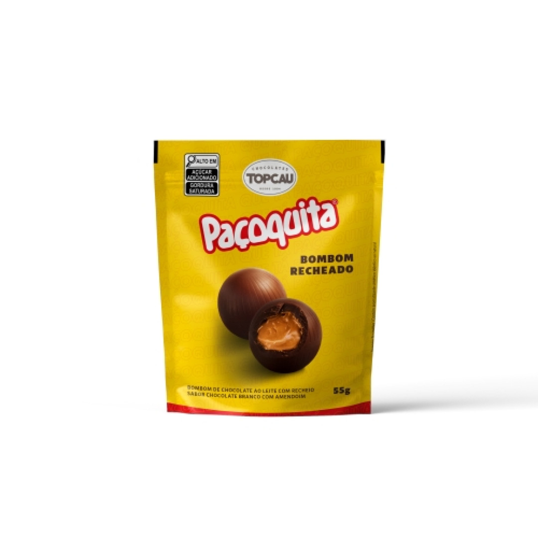 Detalhes do produto Bombom Recheio Pacoquita 55G Top Cau Pacoca