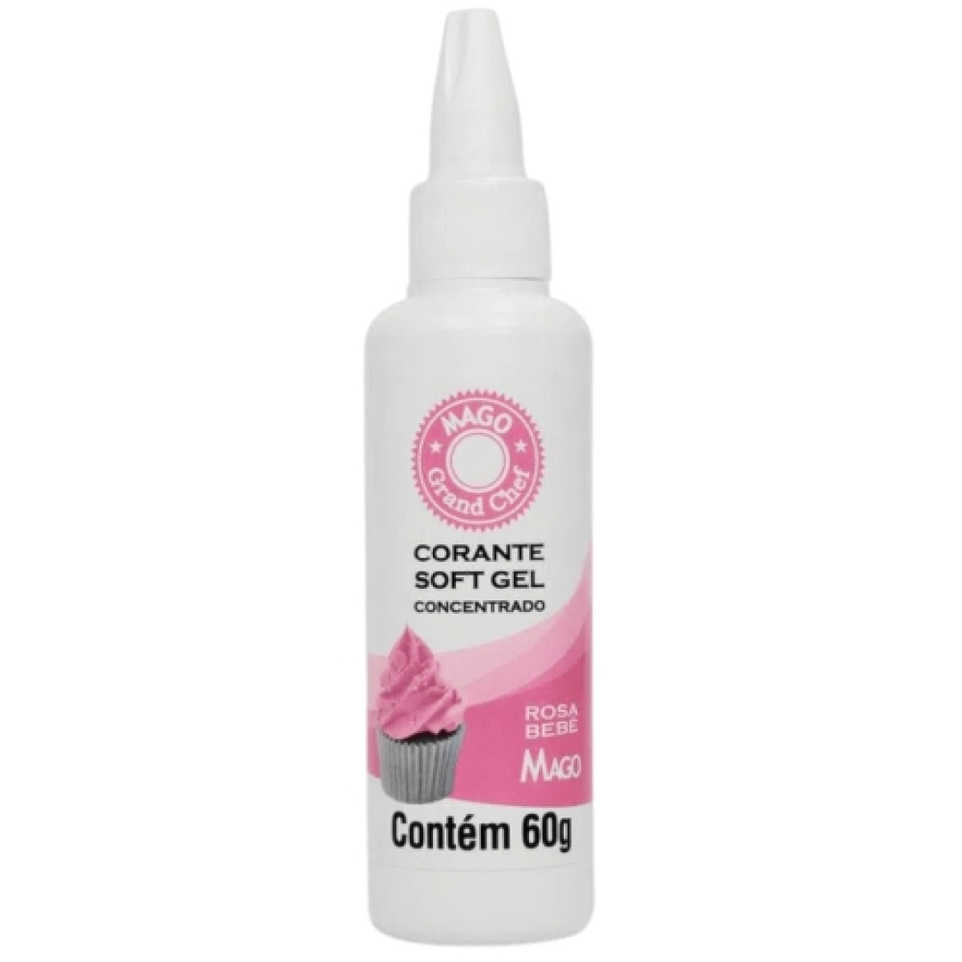 Detalhes do produto X Corante Soft Gel 60Gr Mago Rosa Bebe