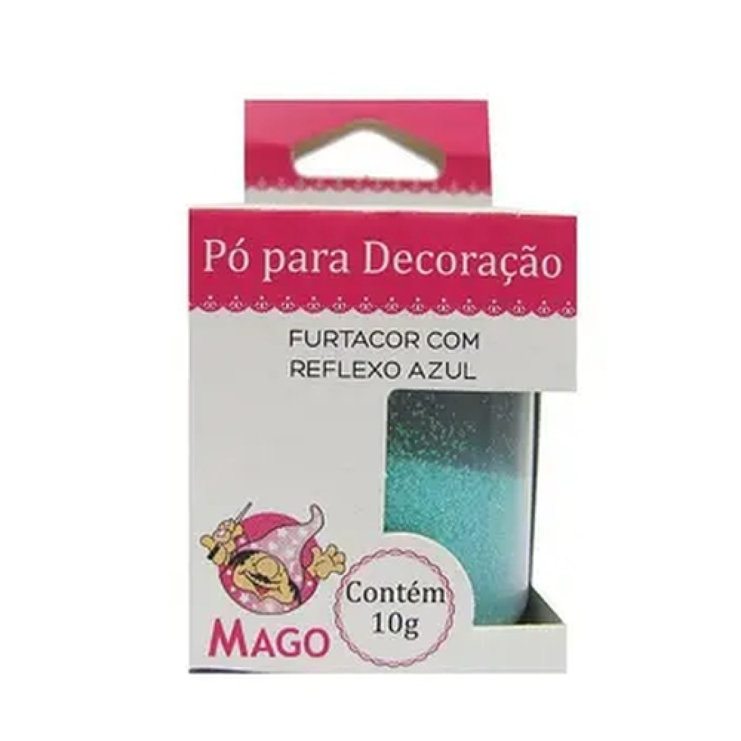 Detalhes do produto X Po P/ Decoracao Furtacor 10Gr Mago Azul