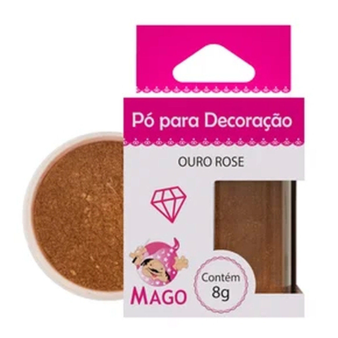 Detalhes do produto X Po P/ Decoracao 8Gr Mago Ouro Rose