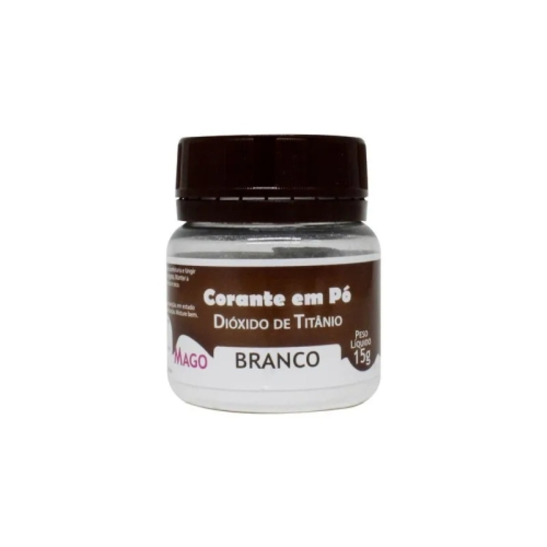 Detalhes do produto X Corante Po Dioxido Titanio 15Gr Mago Branco