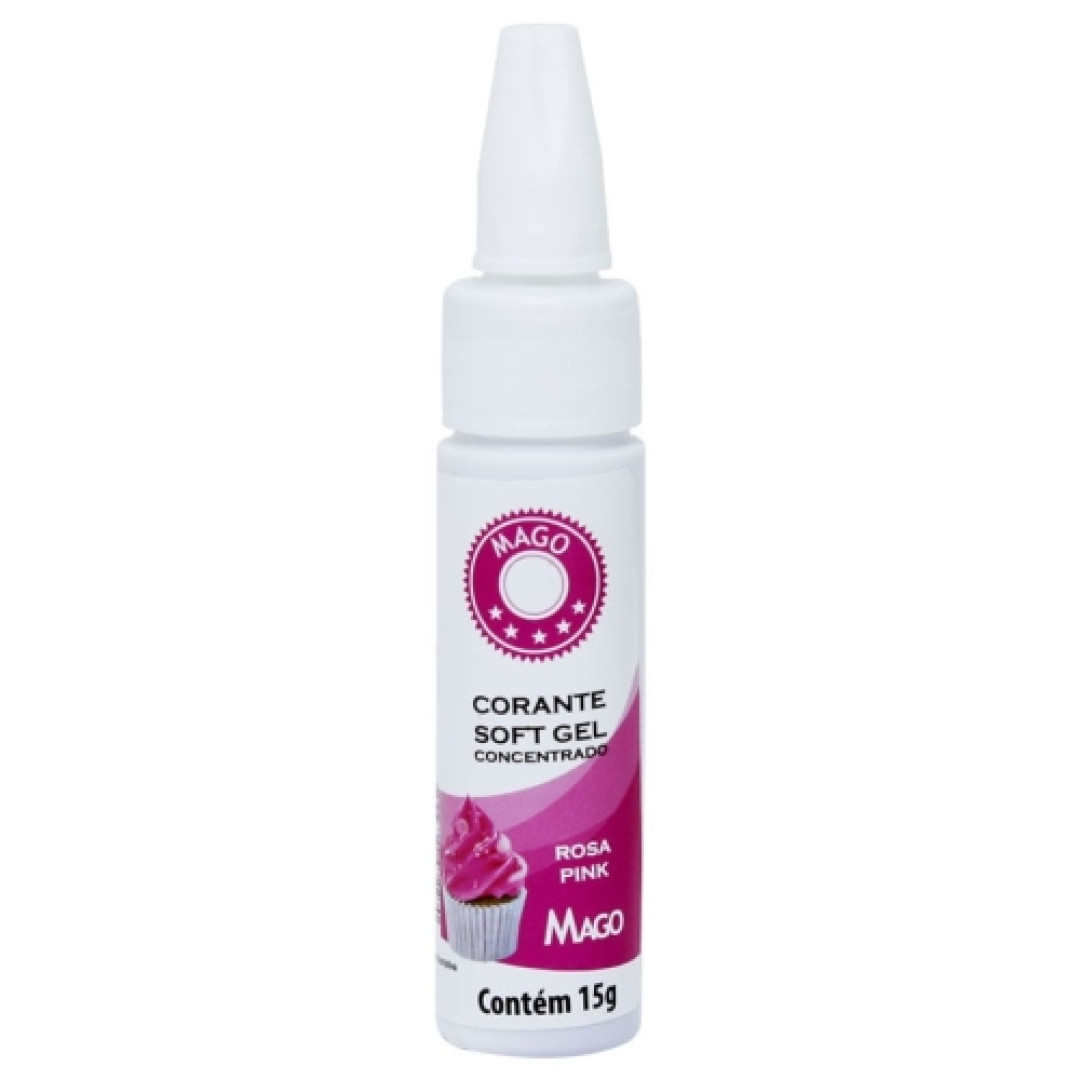 Detalhes do produto X Corante Soft Gel 15Gr Mago Rosa.pink