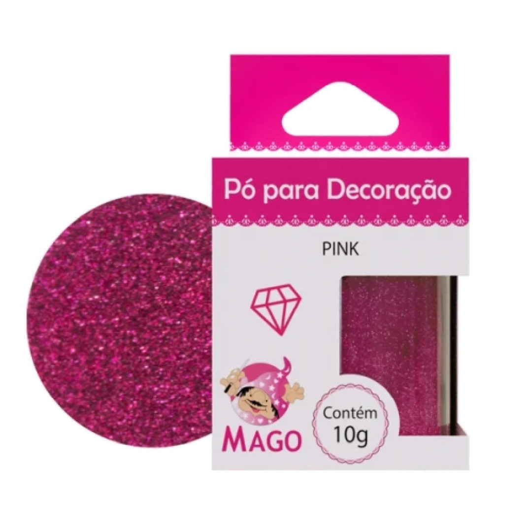 Detalhes do produto X Po P/ Decoracao 10Gr Mago Pink