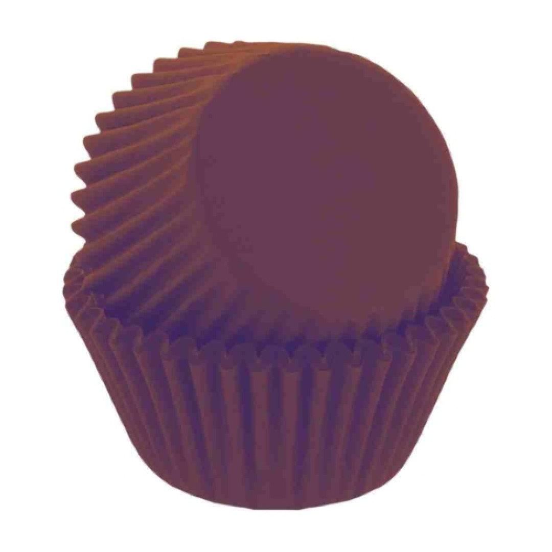 Detalhes do produto X Forminha P/ Cupcake 45Un Mago Marrom