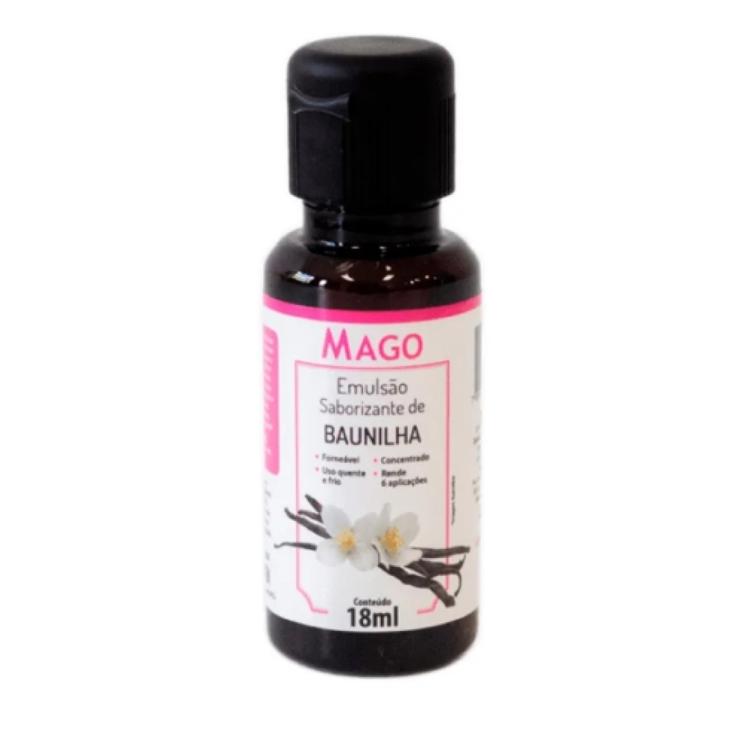 Detalhes do produto X Emulsao Saborizante 18Ml Mago Baunilha