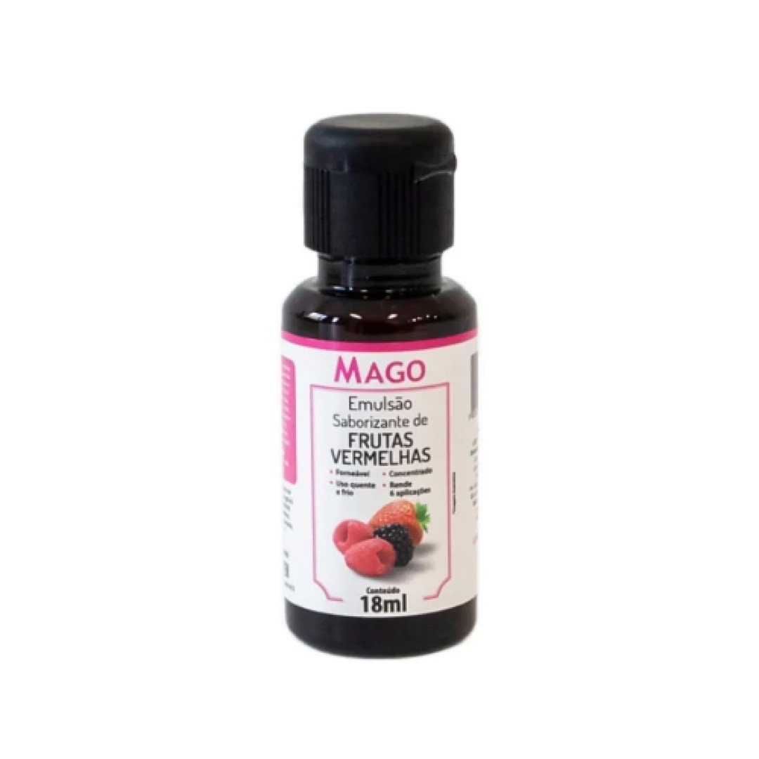 Detalhes do produto X Emulsao Saborizante 18Ml Mago Frutas Vermelha