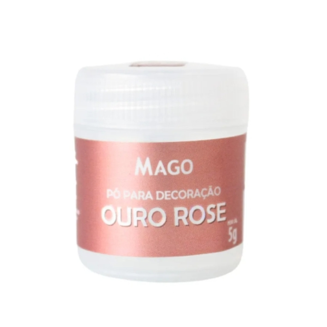 Detalhes do produto X Po P/ Decoracao 5Gr Mago Ouro Rose